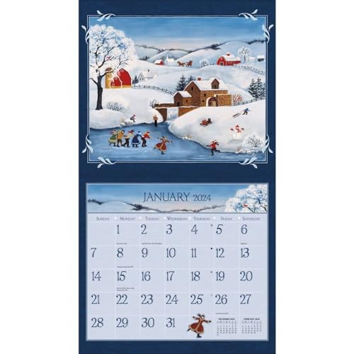 Lang Companies, Lang Folk Art 2024 Wall Calendar by Lang - Image 5