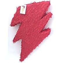 APINATA4U Red Lightning Bolt Pinata 20"