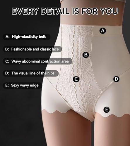 Image of Womens Underwear,Cotton Mid Waist No Muffin Top Full Coverage Brief Ladies Panties Lingerie Undergarments for Women Multipack