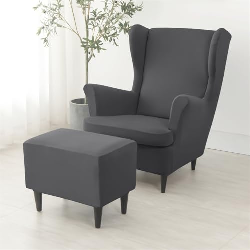 Fundas elásticas para sillones orejeros ideales para dormitorios y hoteles confort