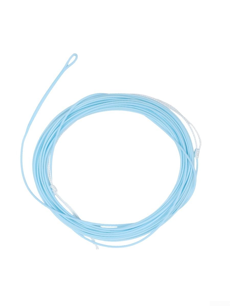 Tenkara Ligne de pêche à la mouche conique en PVC – 4 m, 40 g, boucles soudées aux deux extrémités, noyau en nylon/polyester à faible élasticité, revêtement lisse, utilisation en eau salée