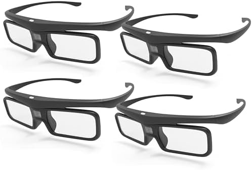 AWOL Vision DLP 3D Glasses Rechargeable Glasses with Active Shutt...