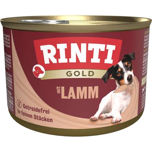 Produktbild von Rinti Gold Lamm Hundefutter - 12 x 185 g