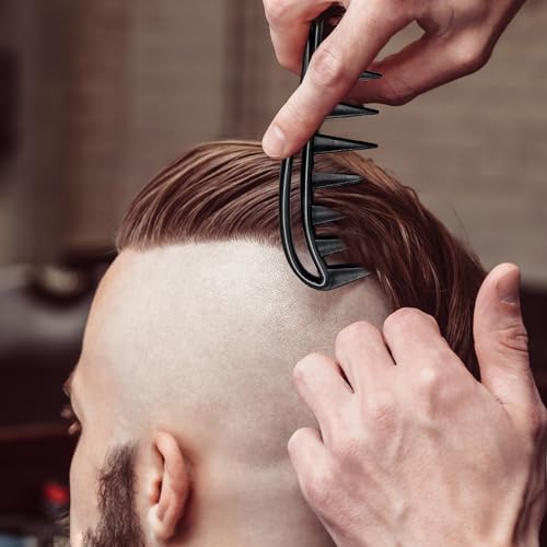 Quacc Peines para Cabello Rizado 2 Piezas Negro miniatura 4