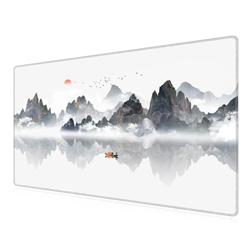 Grand tapis de souris XXL 1000x600mm LL-COEUR pour bureau et gaming