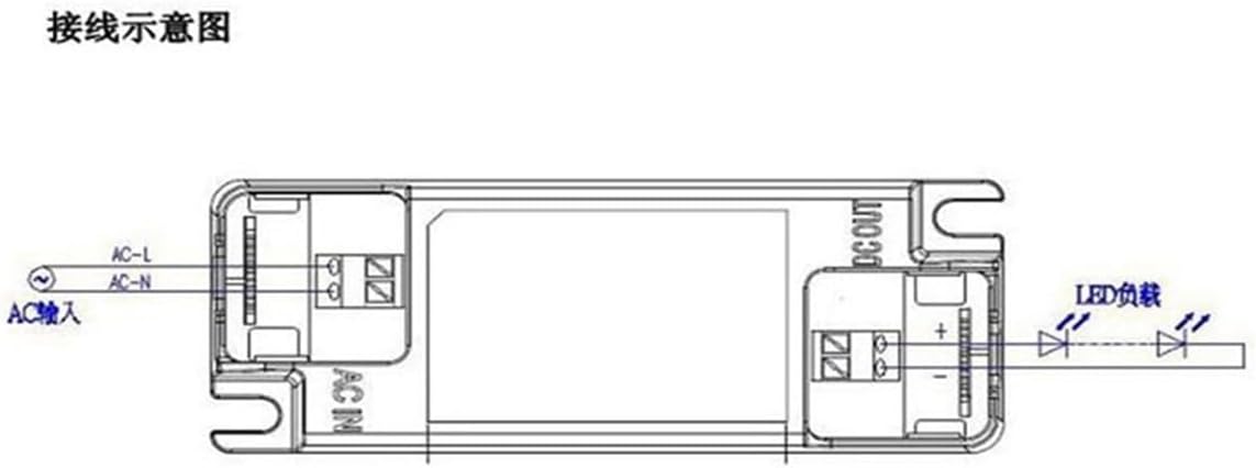 Driver LED Spotlight Power Supply Downlight no Flicker Ballast chip Controller(63W/25-42V//1500mA)