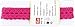 Produktbild Prym Peaked-Edge Bobbin-Spitze, 100% Baumwolle, Pink, 8 mm, 2 m