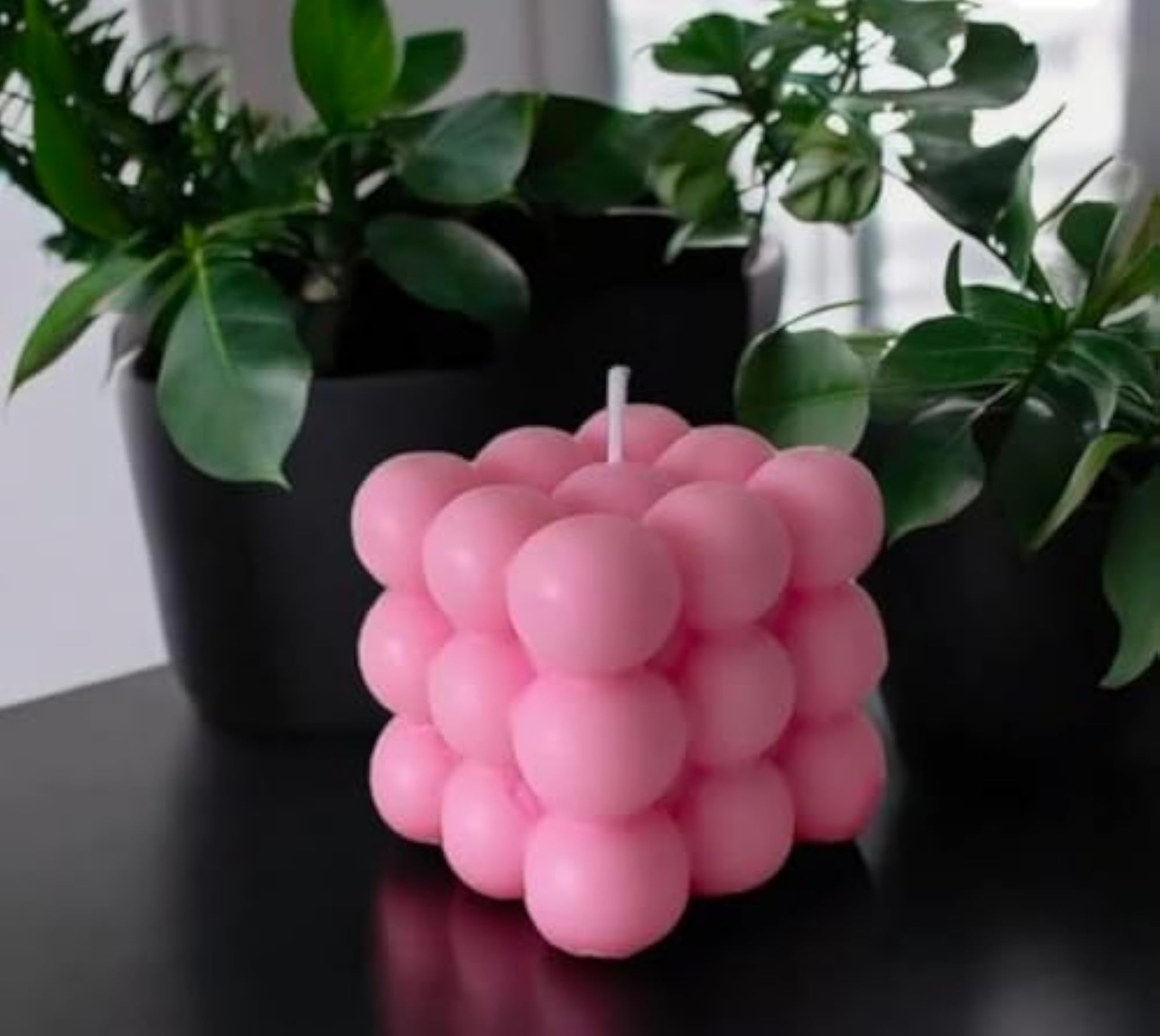 Handmade Bubble Cube Candle, Premium Soy Wax Gift