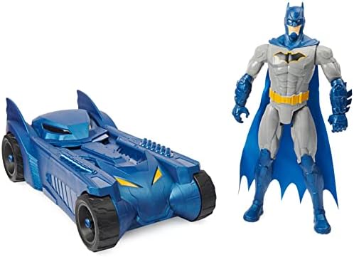 DC Comics Batman 6058417 Batmobile Vehicle and Articulated Figurine 30 cm - Children's Toy 4 Years and Over