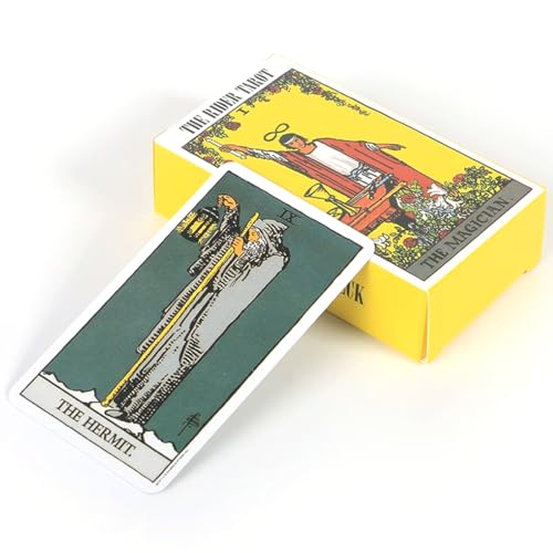 Divination tool Tarocchi Carte, The rider tarot, Imparare Tarot Deck di Lettura Facile e Veloce, con Significati Inversi, Spiritual guidance, SÌ o No, Oroscopi, Pianeti e Chakra