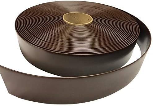 1.5" Wide x 200' Roll Vinyl Strap for Patio Pool Lawn Garden Furniture- Make Your Own Replacement Straps. (Dark Brown)