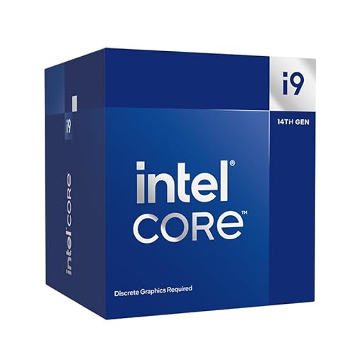 Intel® Core™ i9-14900F, processeur pour PC de Bureau, 24 cœurs (8 P-Cores + 16 E-Cores) jusqu'à 5,8 GHz