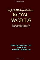 Royal Words : Mishpotim - Vayakhel 5752 1505373204 Book Cover