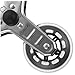 Yardwe Stainless Steel Caster Wheel for Shopping Cart Stair Climbing Wheel Heavy Duty