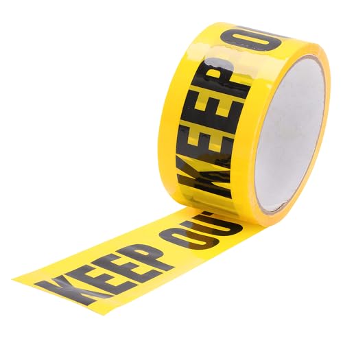 KEEP OUT 立入禁止 テープ 規制テープ バリケードテープ 警告テープ 粘着性弱 D・STONE (KEEP OUT)