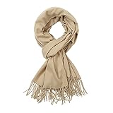 SWAT PANY Schal Damen für Abendkleid Festlich Beige Winter Schals tücher Warme Pashmina Stola für Frauen