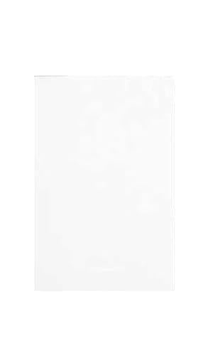 SSWBasics Bolsas de plástico blanco extra pequeñas de alta densidad para mercancías – 6¼ pulgadas de ancho x 9¼ pulgadas de alto – Caja de 1000