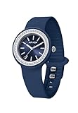 HIP HOP Orologio HWU1304 DONNA HERO.DOT BEZEL quadrante MONO-COLORE BLU movimento SOLO TEMPO - 3 LANCETTE QUARZO e CINTURINO SILICONE BLU