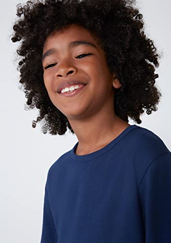 Camiseta Básica Infantil Unissex Manga Longa Hering Kids - Azul 006