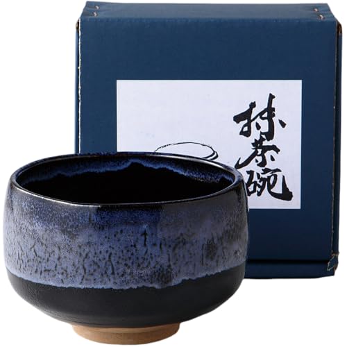 エールネット(Ale-net) 抹茶碗 W12×D12×H7.7cm 深海抹茶碗 抹茶茶碗 茶道 茶道具 陶器 美濃焼 日本製