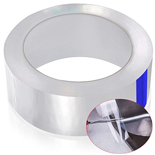 Preisvergleich Produktbild cococity Dichtungsband Selbstklebend Transparent Fugendichtungsband Wasserdicht PET Acrylband Anti-Mehltau Klebeband Dichtstoff für Badzimmer Küchen Fenster und Tür (5MX30MM)