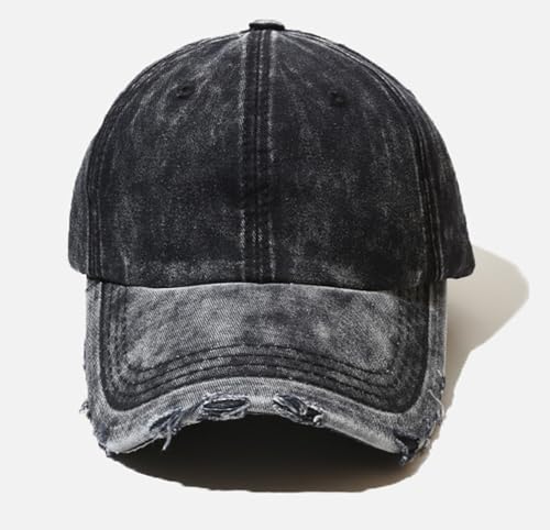 Image of XYIYI Vintage Washed Distressed Baseball Cap Adjustable Cotton Dad Hat for Women Men