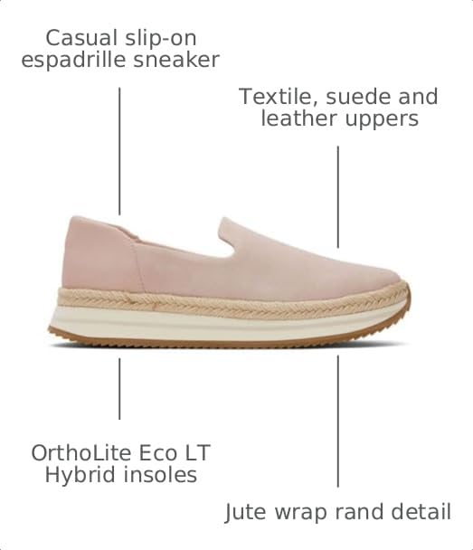 Image of TOMS Jocelyn Ballet Pink, Women's Trainers