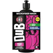 DUB BOYZ Microfiber Detergent for Towels & Applicators - 16oz Wash & Restore, Removes Wax, Polish & Grease, Washing Machine Safe, Biodegradable Micro Soft