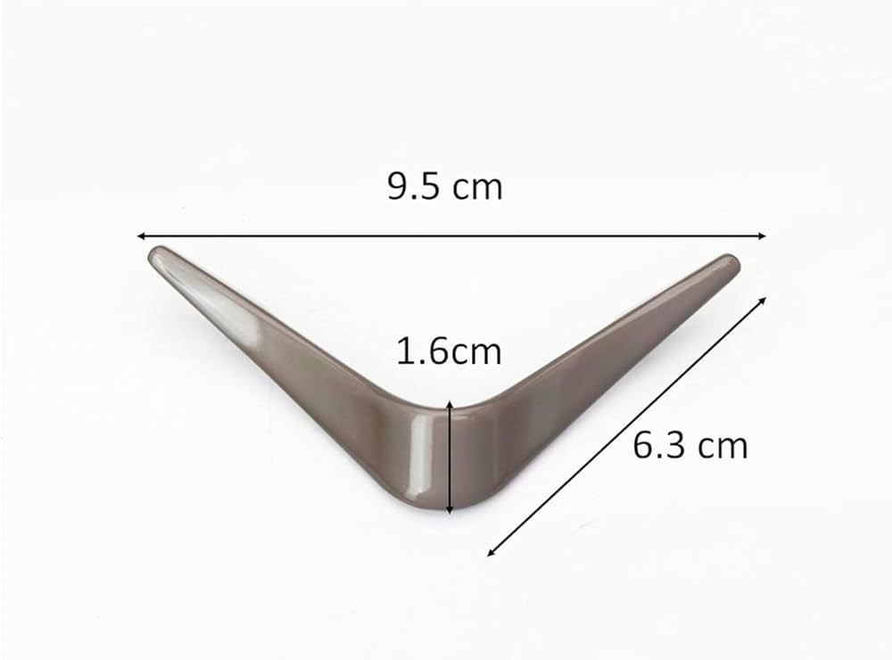 hoopoe ENTERPRISES V-Shape Silver Cabinet Knobs – Modern