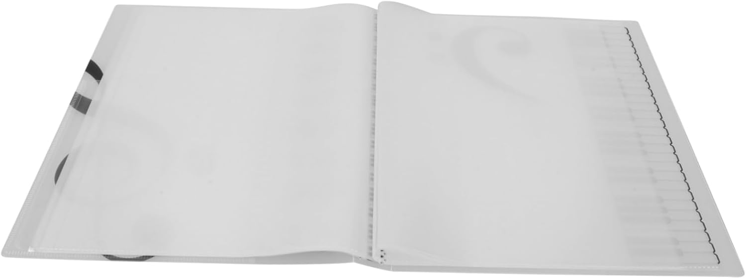 A4 Sheet Music Binder with 80 Pages for Piano Scores