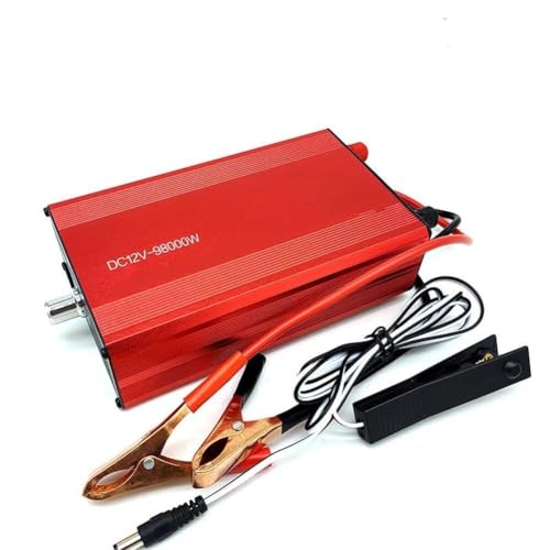 Moliuoly Inversor de 98000 W – Kit de convertidor de 12 V CC/AC con protección contra sobrecarga/cortocircuito, sistema de refrigeración silencioso y herramientas de pesca
