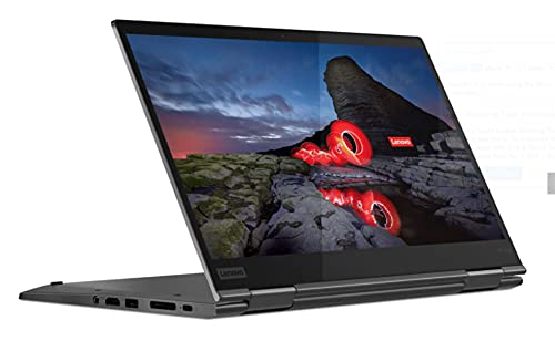 Image of Lenovo ThinkPad X1 Yoga Gen 5 14-inch 4K UHD Touchscreen 1TB SSD, 10th Gen i7, 2-in-1 Laptop (16GB RAM, 4.9GHz i7-10610U, Fingerprint Reader, ThinkPad Pen, Windows 10 Pro) Iron Gray, 20UB000NUS