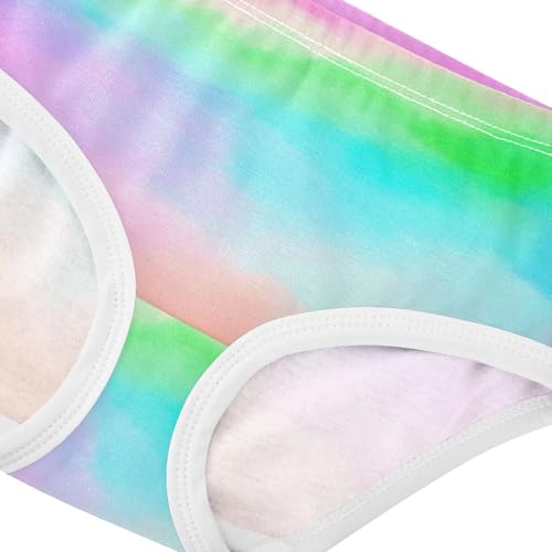 Funny Girls Underwear Toddlers 2t Cotton Cute Panties Girl Abstract Soft Colorful Cloud Kids Briefs Undies4