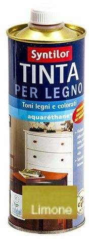 Syntilor - Tinte para madera, 250 ml, color limón