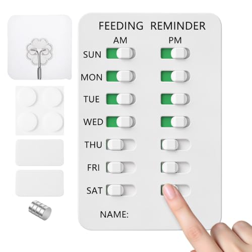QFGasre Dog Feeding Reminder AM/PM Slider