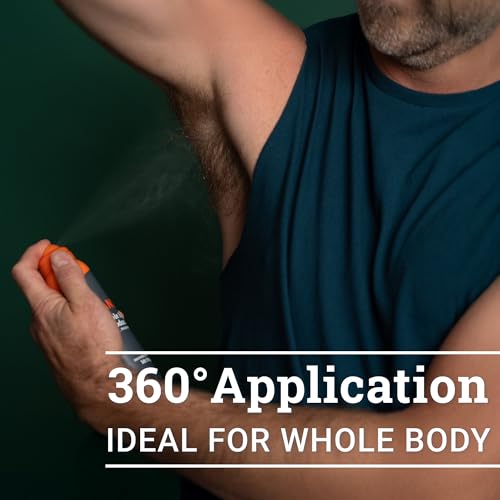 Mando Whole Body Deodorant for Men - Invisible Spray Deodorant (Full Size and Mini) - 72 Hour Odor Control, Aluminum Free, Benzene Free - 3.6 oz and 1.0 oz Cans - Clover Woods Scent - Thumbnail 6