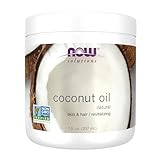 NOW Solutions, Coconut Oil, Naturally Revitializing for Skin and Hair, 7-Ounce