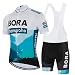 HOMTOL Rennrad Trikot Herren Kurzarm Radtrikot Set Fahrradbekleidung...