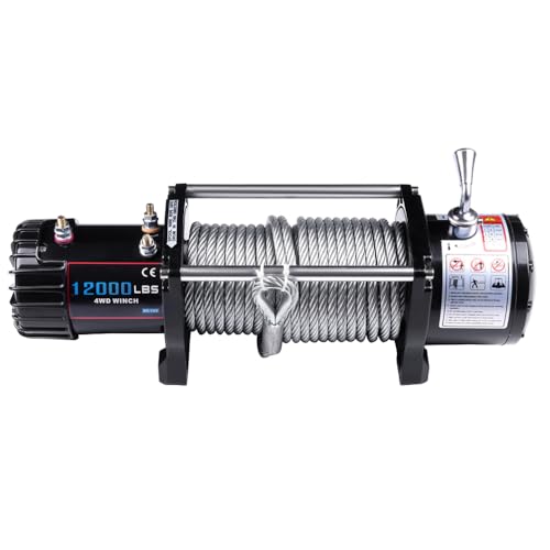 Winche eléctrico 12V 12000LB para remolque SCITOO miniatura 4