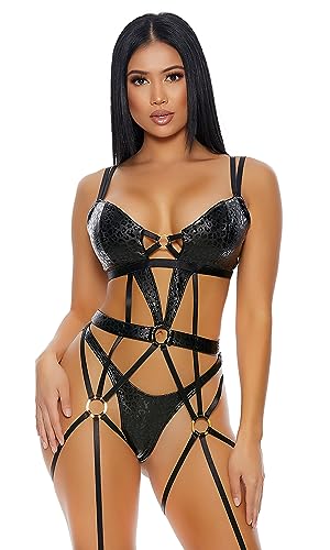 Bustier Imprimé Guépard Forplay Sweet Spot en Tissu Premium