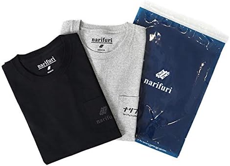 narifuri ナリフリ NF1124 スーベニア ポケットTシャツ 2枚パック 半袖Tシャツ メンズ