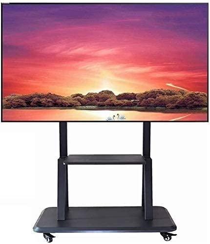 Soporte móvil para TV universal con ruedas y 2 estantes miniatura 1