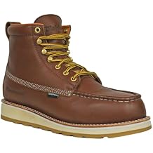 DieHard Toro Waterproof Composite Toe Work Boots, Premium Leather, Slip-Resistant, Brown