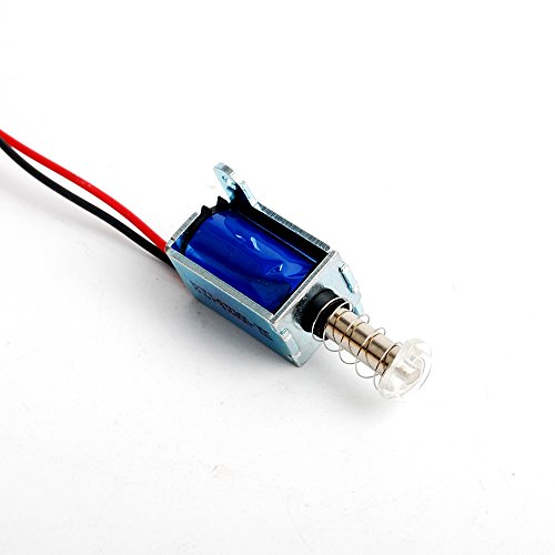 1.5W 3V-12V DC Miniature DC Solenoid Pull (Suction) Small Electromagnet with Spring Micro DC Solenoid