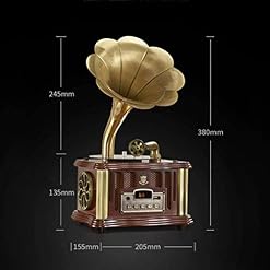 TYX-SS Haut-Parleur Bluetooth rétro, Haut-parleurs en Forme de Gramophone Platine Vinyle Vintage avec Haut-parleurs sans… - Les Beatles, Paul McCartney, John Lennon, RIngo Starr, George Harrison TYX-SS Haut-Parleur Bluetooth rétro, Haut-parleurs en Forme de Gramophone Platine Vinyle Vintage avec Haut-parleurs sans… – Image 4