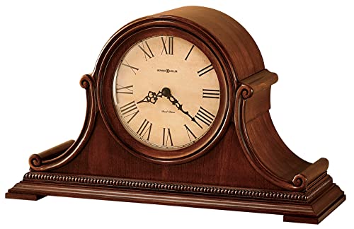 Howard Miller Hampton Mantel Clock 630-150 Windsor Casual with Quartz, Dual-Chime Movement