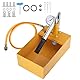 Gueenky Druckprüfpumpe 6L Manuelle, 25Bar Abdrückpumpe Prüfpumpe mit 1/2 Hochdruckschlauch, Aluminiumguss Testpumpe Handprüfpumpe für Dichtheitsprüfung von Wasser Heizungsrohren