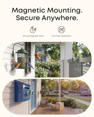 Image of eufy Security eufyCam C35, Wireless Security Camera, Outdoor and Indoor, Magnetic Mount, Color Night Vision, Local Storage, No Monthly Fee, IP67, Supports Solar Panel, Green