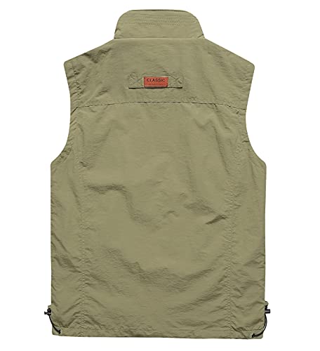 Men's Casual Outdoor Lightweight Vest Quick Dry Fishing Hunting Photo Sleeveless Vest with Pockets2