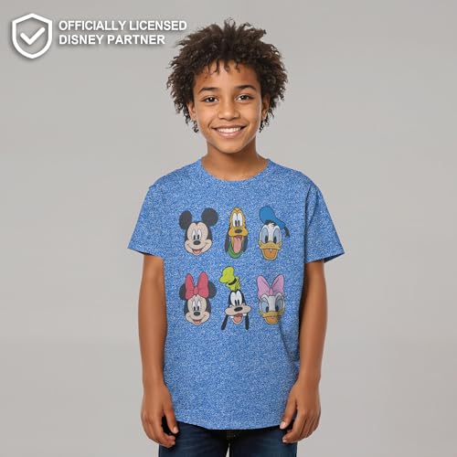 Image of Disney Boy's Mickey & Friends Character Grid Performance Tee